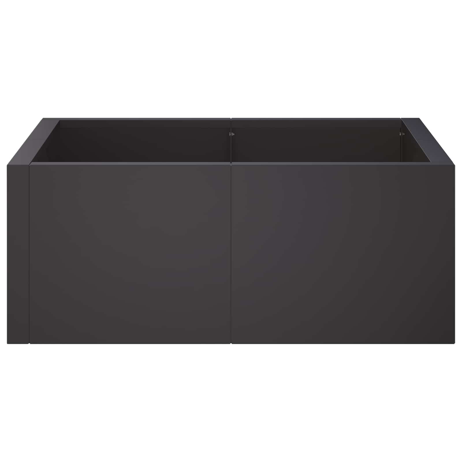 Retentiewall 4 st 100 x 100 x 50 cm Staal Zwart
