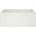 Retentiewall 4 st 100 x 100 x 50 cm Staal Wit