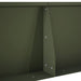 Retentiewall 4 st 100 x 100 x 50 cm Staal Olijfgroen
