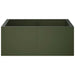 Retentiewall 4 st 100 x 100 x 50 cm Staal Olijfgroen