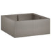 Retentiewall 4 st 100 x 100 x 50 cm weervast staal Roestkleurig