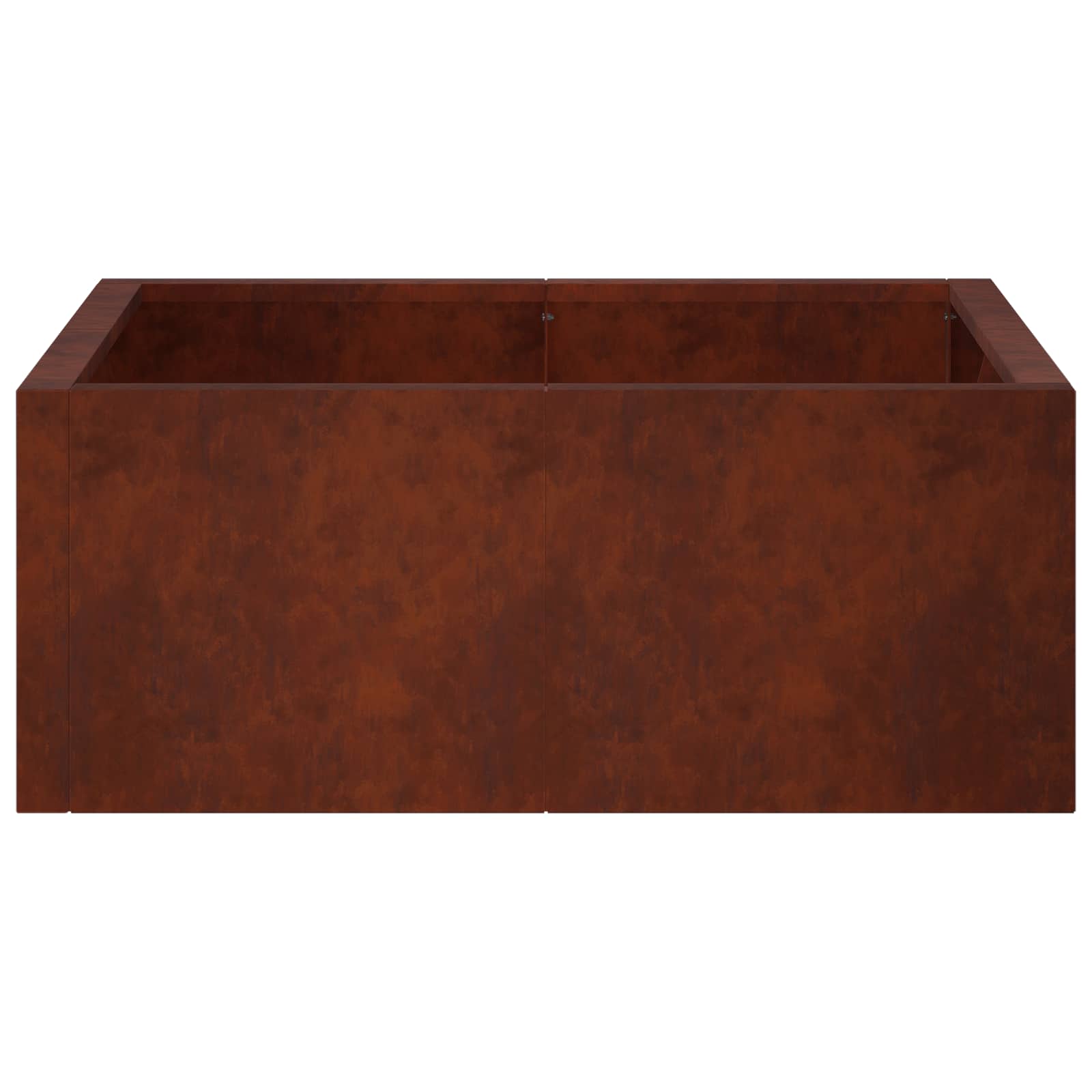 Retentiewall 4 st 100 x 100 x 50 cm weervast staal Roestkleurig