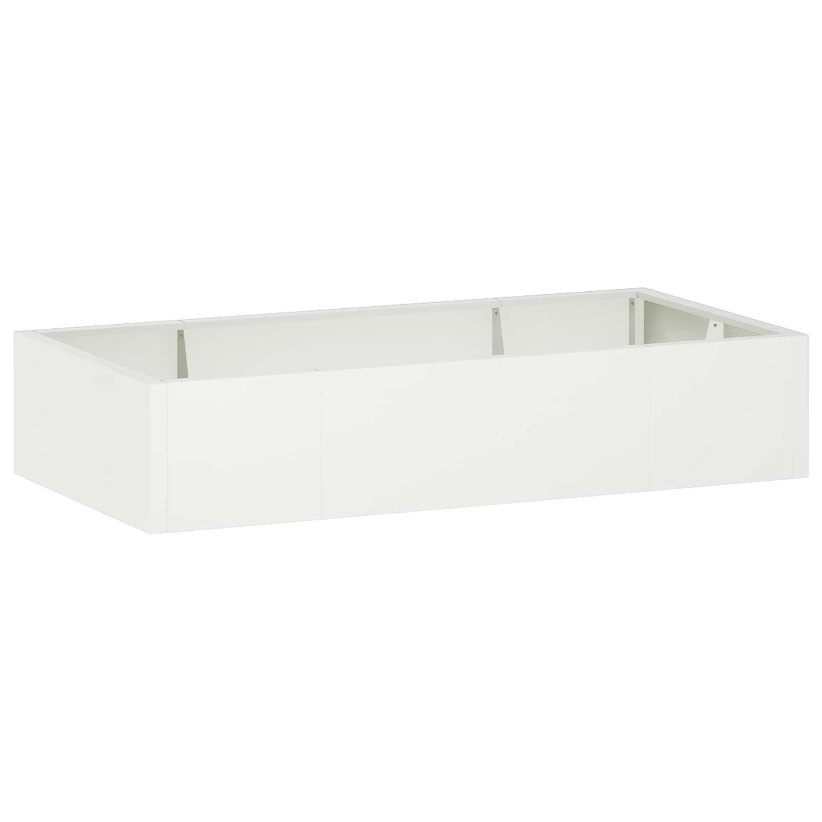 Retentiewall 6 st 200 x 100 x 30 cm Staal Wit