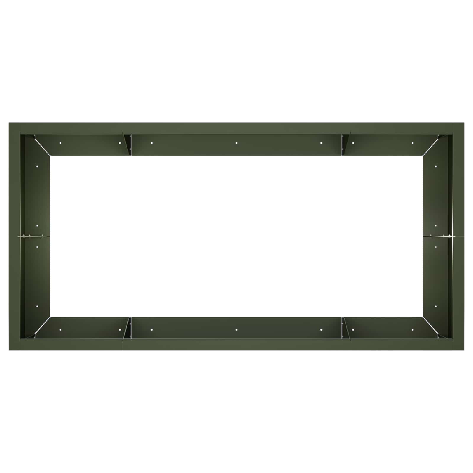Retentiewall 6 st 200 x 100 x 30 cm Staal Olijfgroen