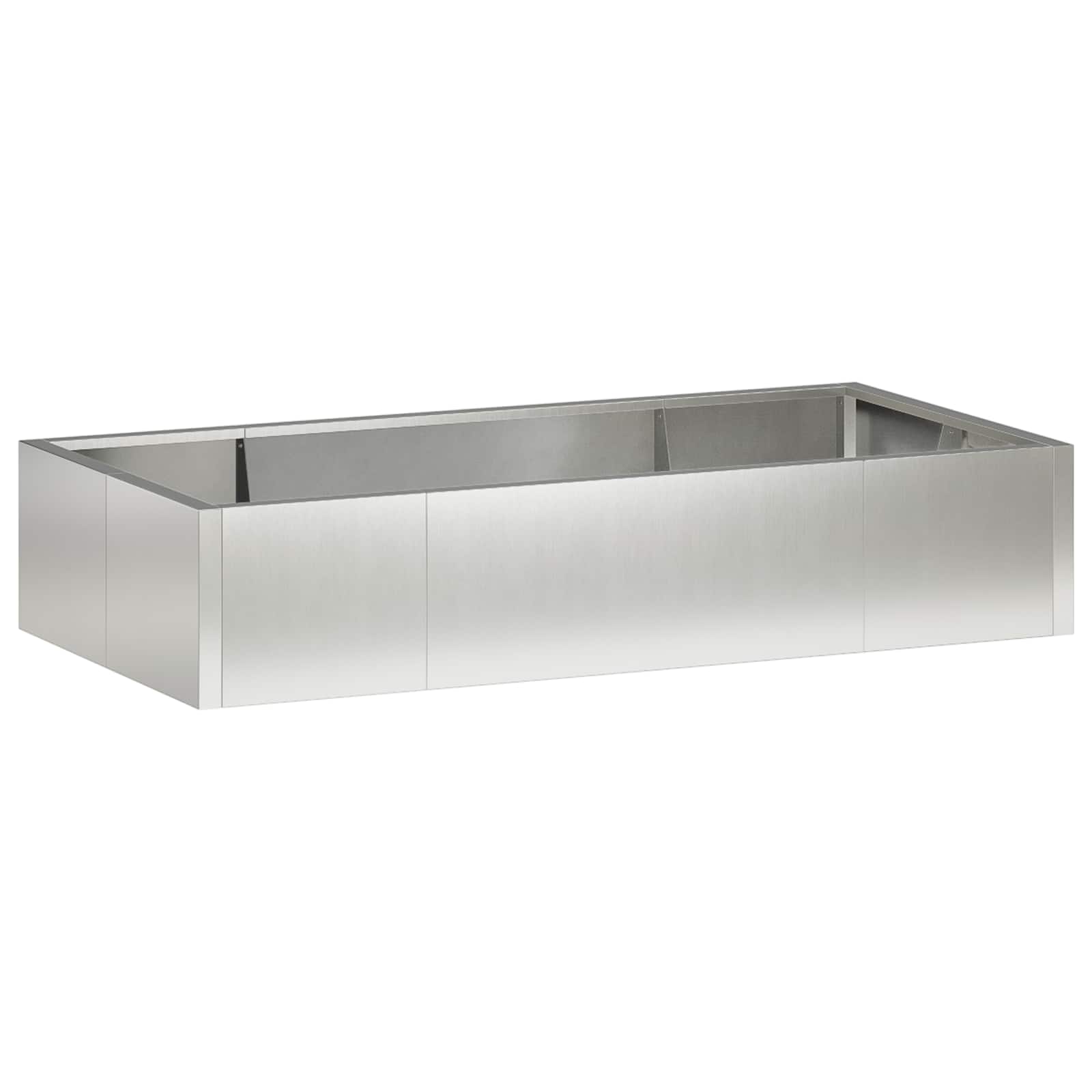 Retentiewall 6 st 200 x 100 x 30 cm Roestvrij staal zilver