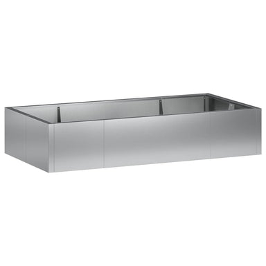 Retentiewall 6 st 200 x 100 x 30 cm Gegalvaniseerd staal zilver