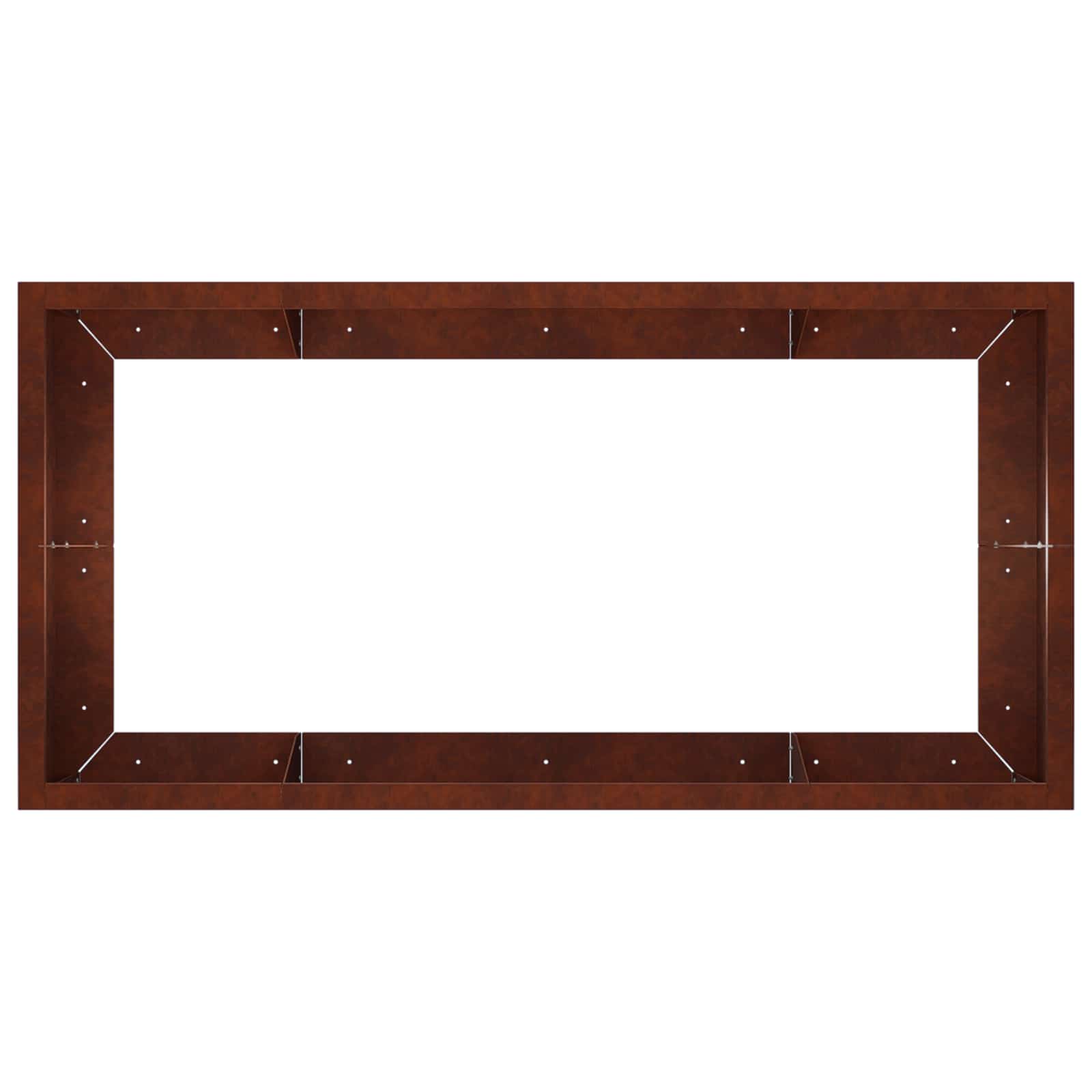 Retentiewall 6 st 200 x 100 x 30 cm weervast staal Roestkleurig