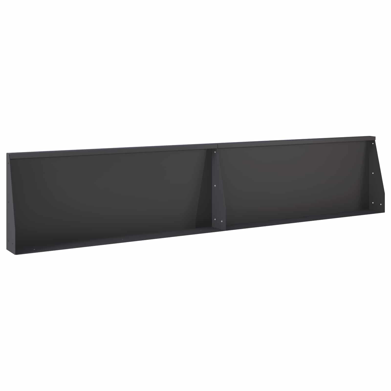 Retentiewall 6 st 200 x 100 x 40 cm Staal Zwart