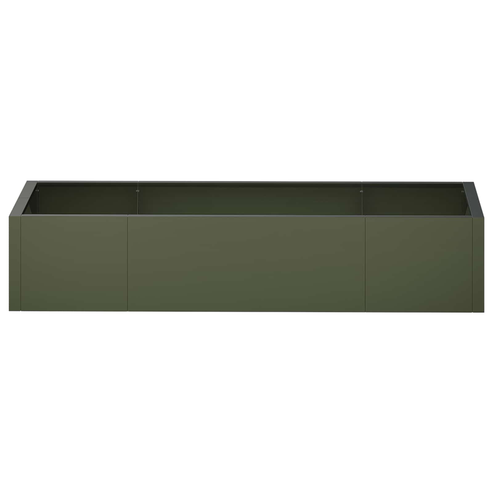 Retentiewall 6 st 200 x 100 x 40 cm Staal Olijfgroen