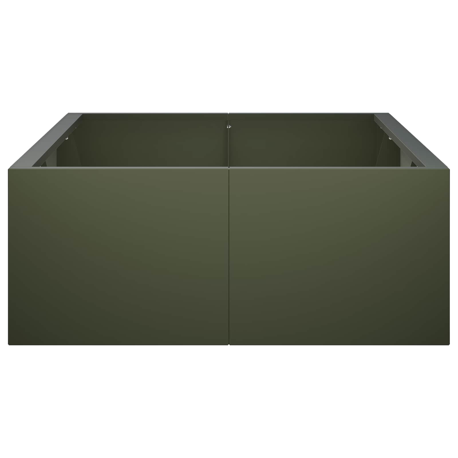 Retentiewall 6 st 200 x 100 x 40 cm Staal Olijfgroen