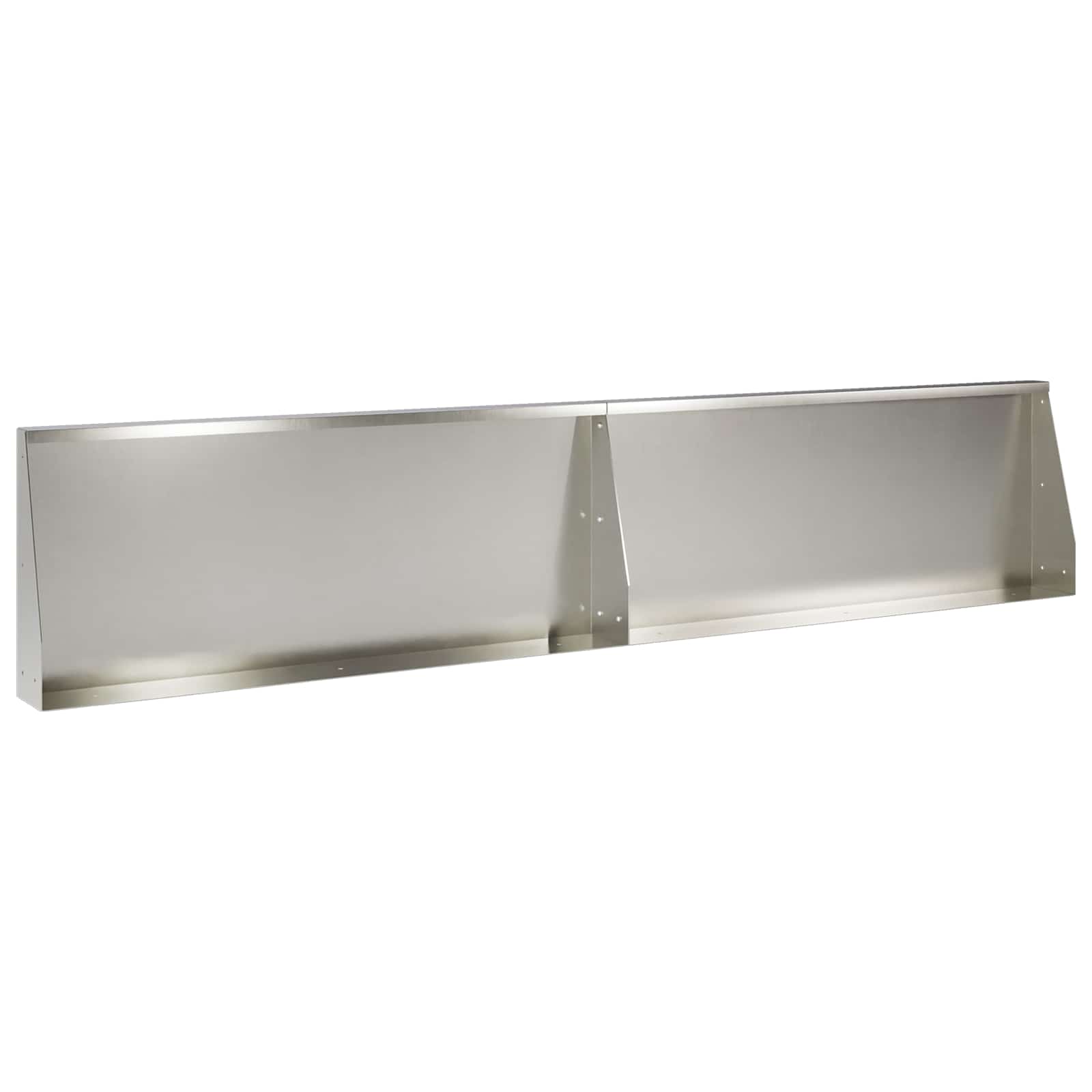 Retentiewall 6 st 200 x 100 x 40 cm Roestvrij staal zilver