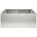 Retentiewall 6 st 200 x 100 x 40 cm Roestvrij staal zilver