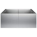 Retentiewall 6 st 200 x 100 x 40 cm Gegalvaniseerd staal zilver