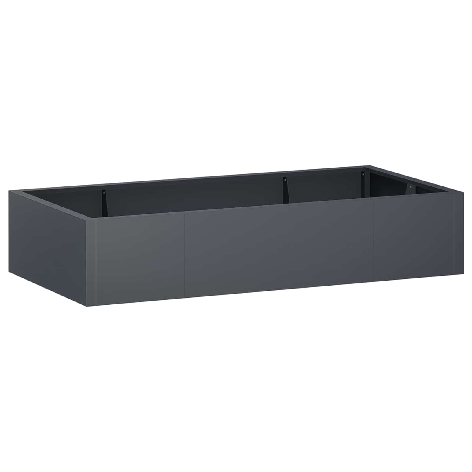 Retentiewall 6 st 200 x 100 x 50 cm Staal Antraciet