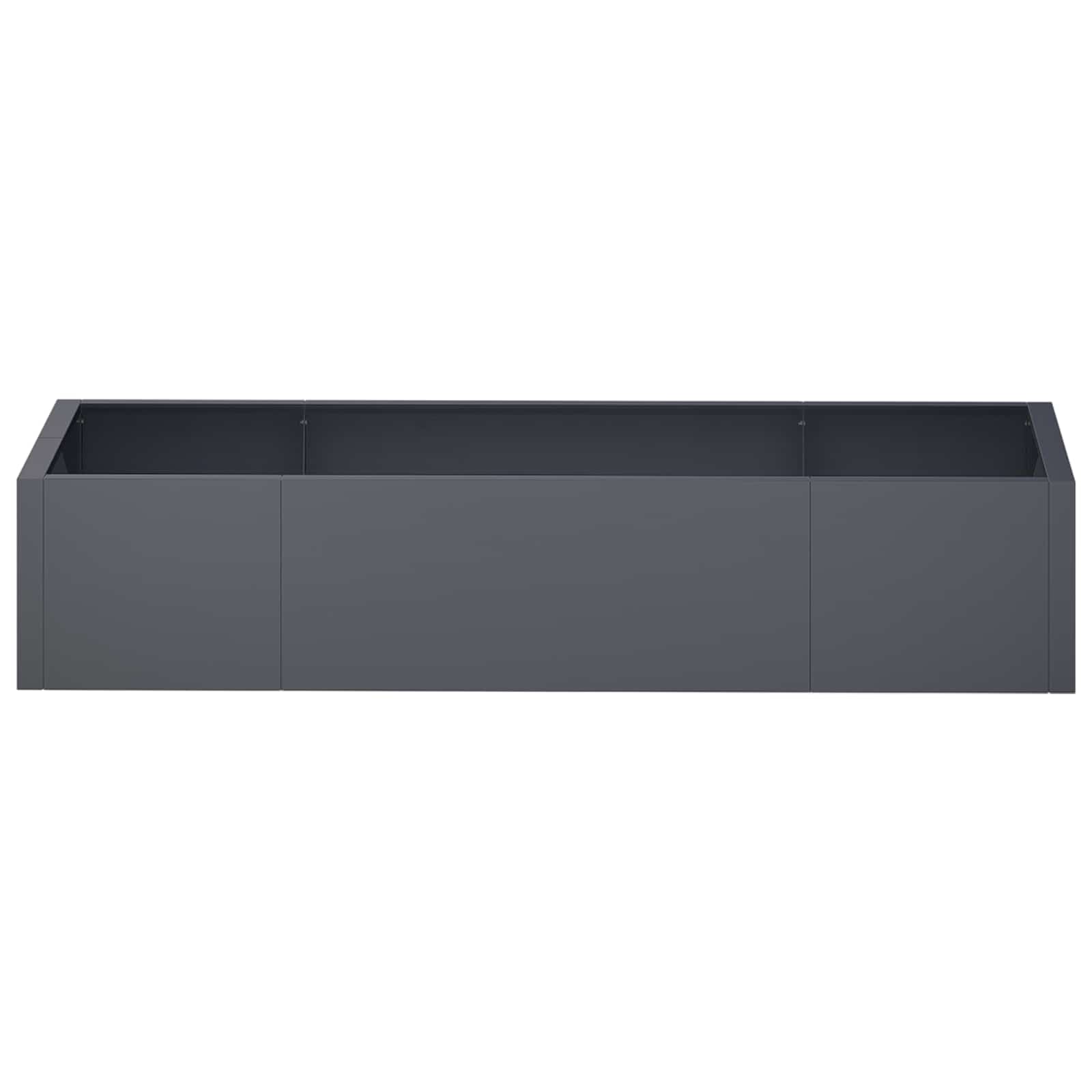 Retentiewall 6 st 200 x 100 x 50 cm Staal Antraciet