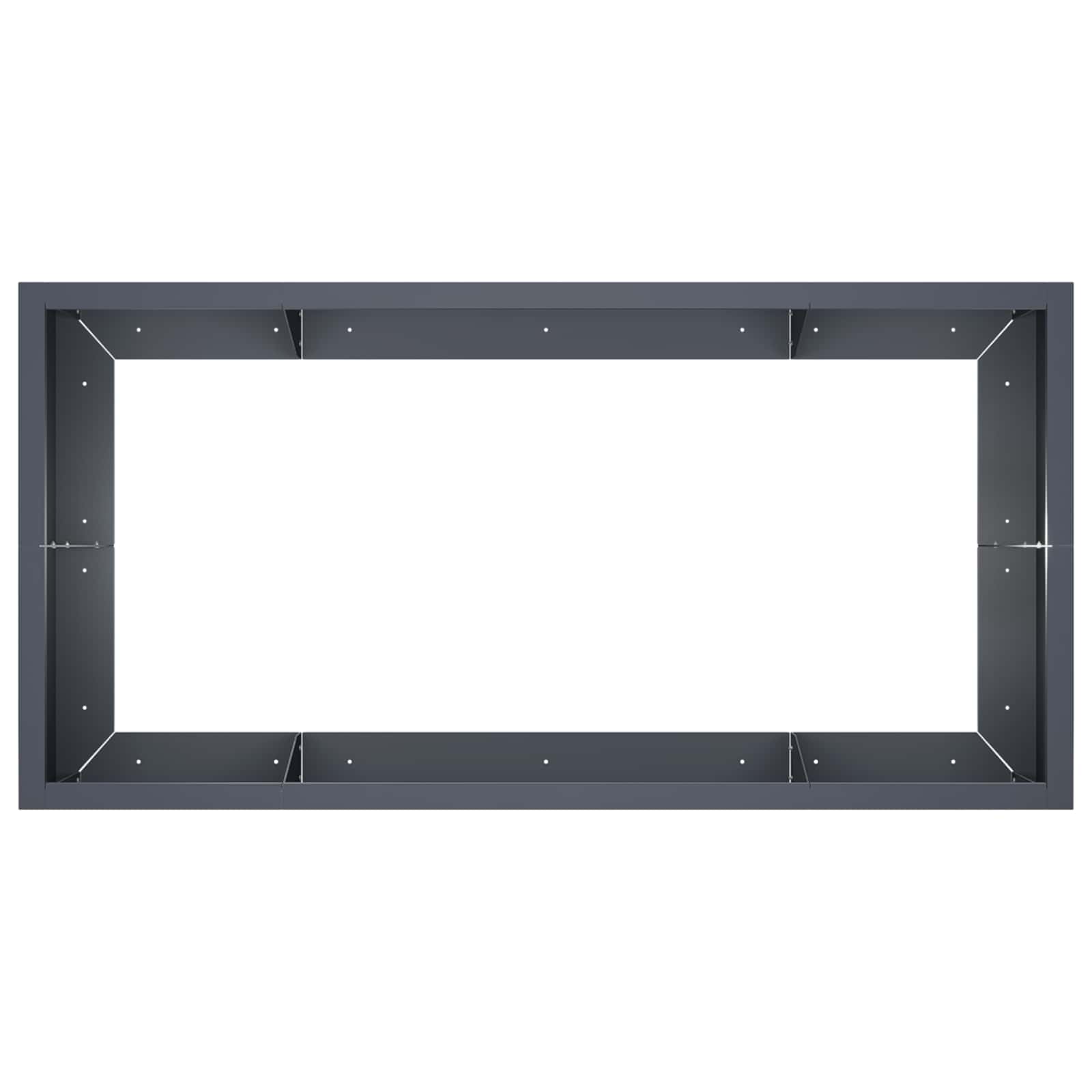 Retentiewall 6 st 200 x 100 x 50 cm Staal Antraciet