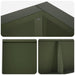 Retentiewall 6 st 200 x 100 x 50 cm Staal Olijfgroen