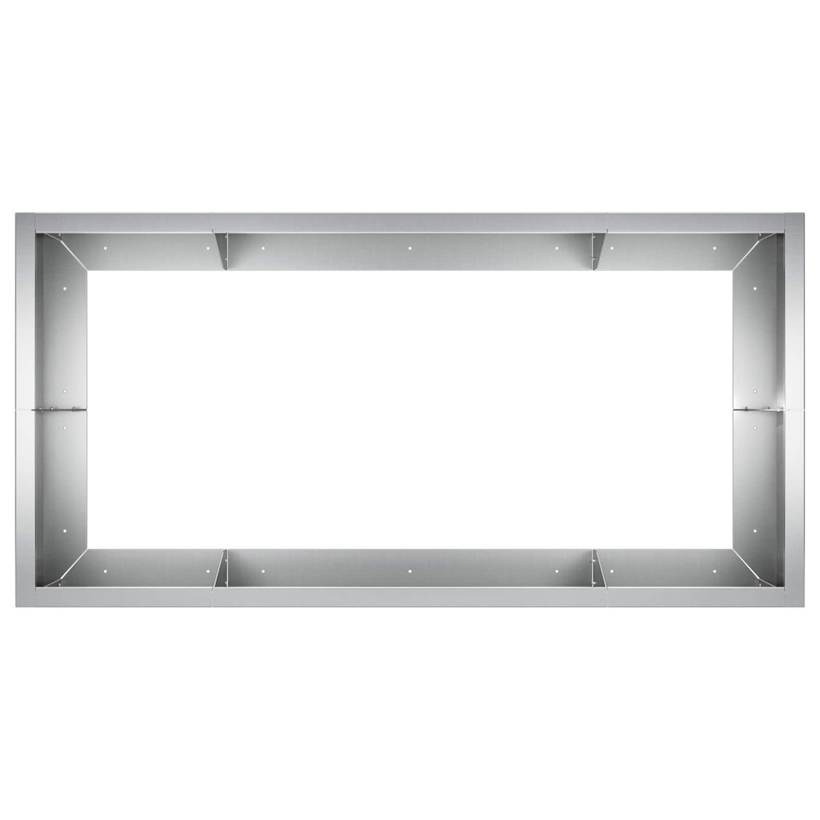 Retentiewall 6 st 200 x 100 x 50 cm Gegalvaniseerd staal zilver