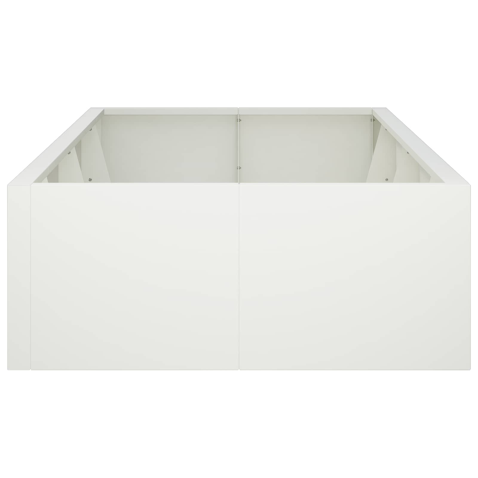 Retentiewall 8 st 300 x 100 x 30 cm Staal Wit