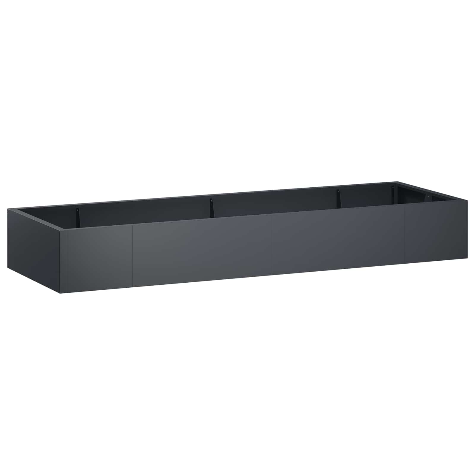 Retentiewall 8 st 300 x 100 x 30 cm Staal Antraciet