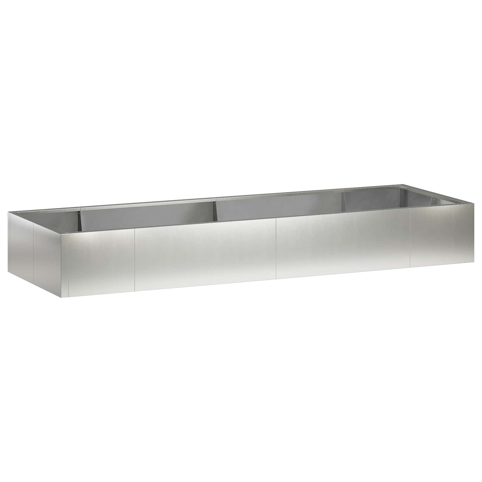Retentiewall 8 st 300 x 100 x 30 cm Roestvrij staal zilver