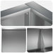 Retentiewall 8 st 300 x 100 x 30 cm Gegalvaniseerd staal zilver