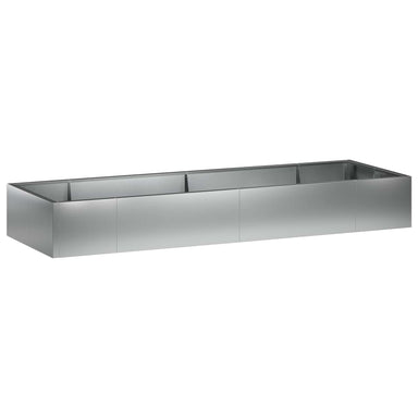 Retentiewall 8 st 300 x 100 x 30 cm Gegalvaniseerd staal zilver