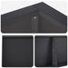 Retentiewall 8 st 300 x 100 x 40 cm Staal Zwart