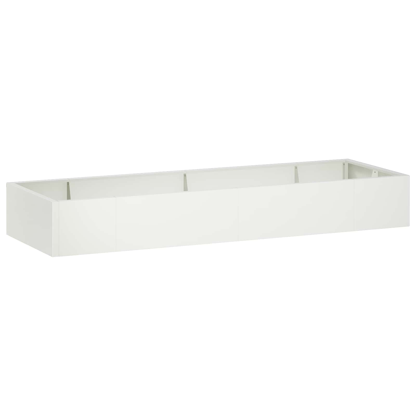 Retentiewall 8 st 300 x 100 x 40 cm Staal Wit