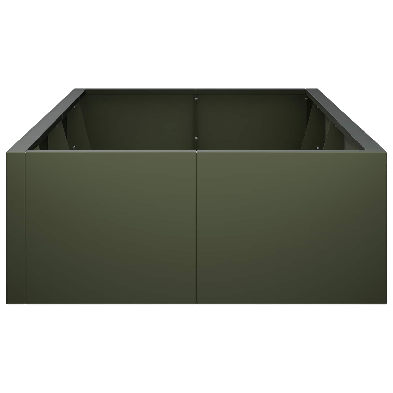 Retentiewall 8 st 300 x 100 x 40 cm Staal Olijfgroen
