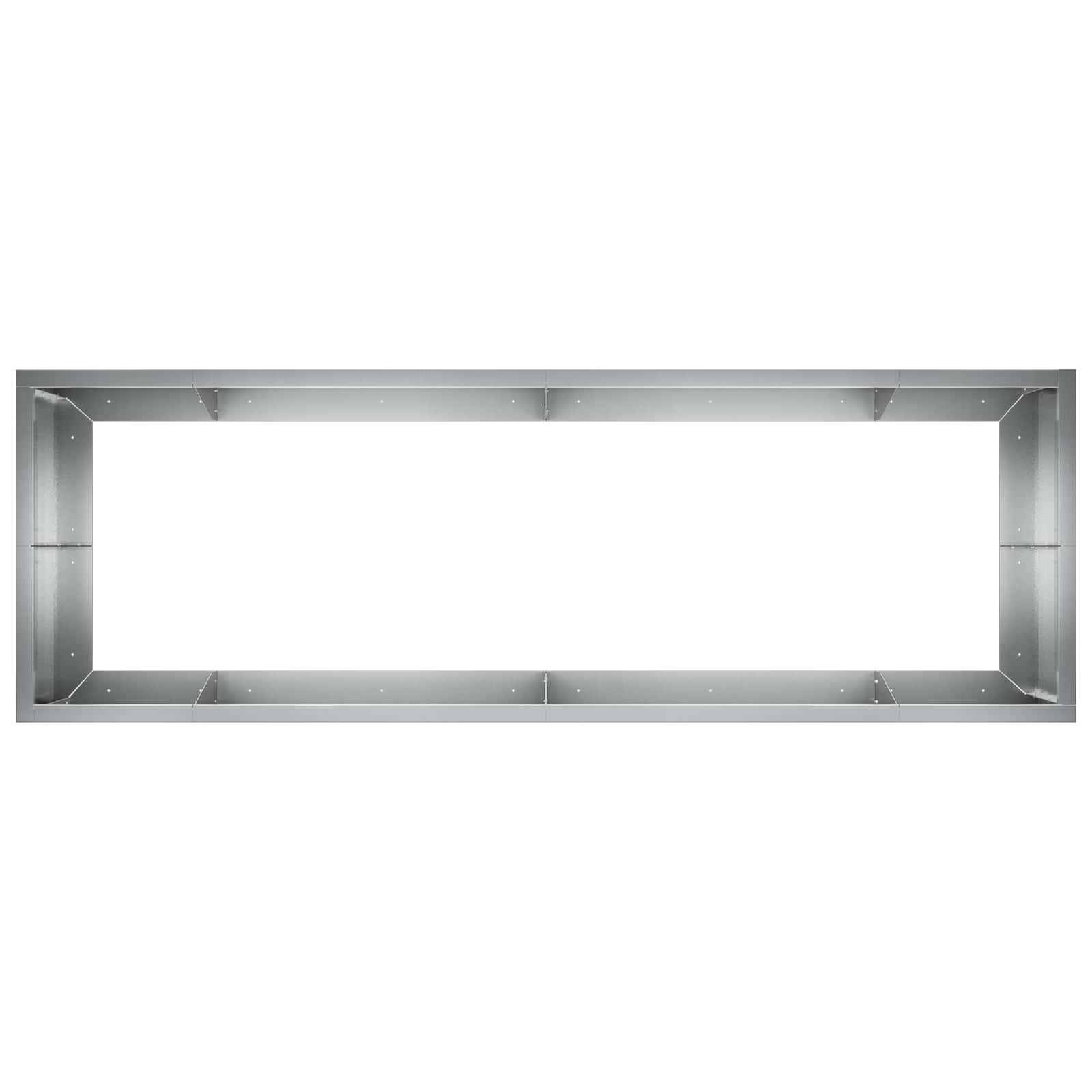 Retentiewall 8 st 300 x 100 x 40 cm Gegalvaniseerd staal zilver