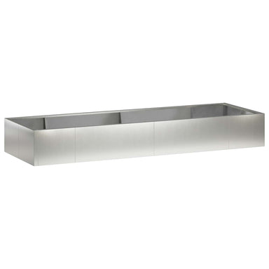 Retentiewall 8 st 300 x 100 x 50 cm Roestvrij staal zilver