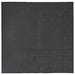 Vloerkleed ORIZ Zwart maaspatroon 240 x 240 cm 100% polyester