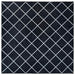 Vloerkleed ORIZ Zwart diamantpatroon 240 x 240 cm