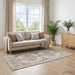 Vloerkleed ORIZ Bruin 80 x 200 cm 100% polyester