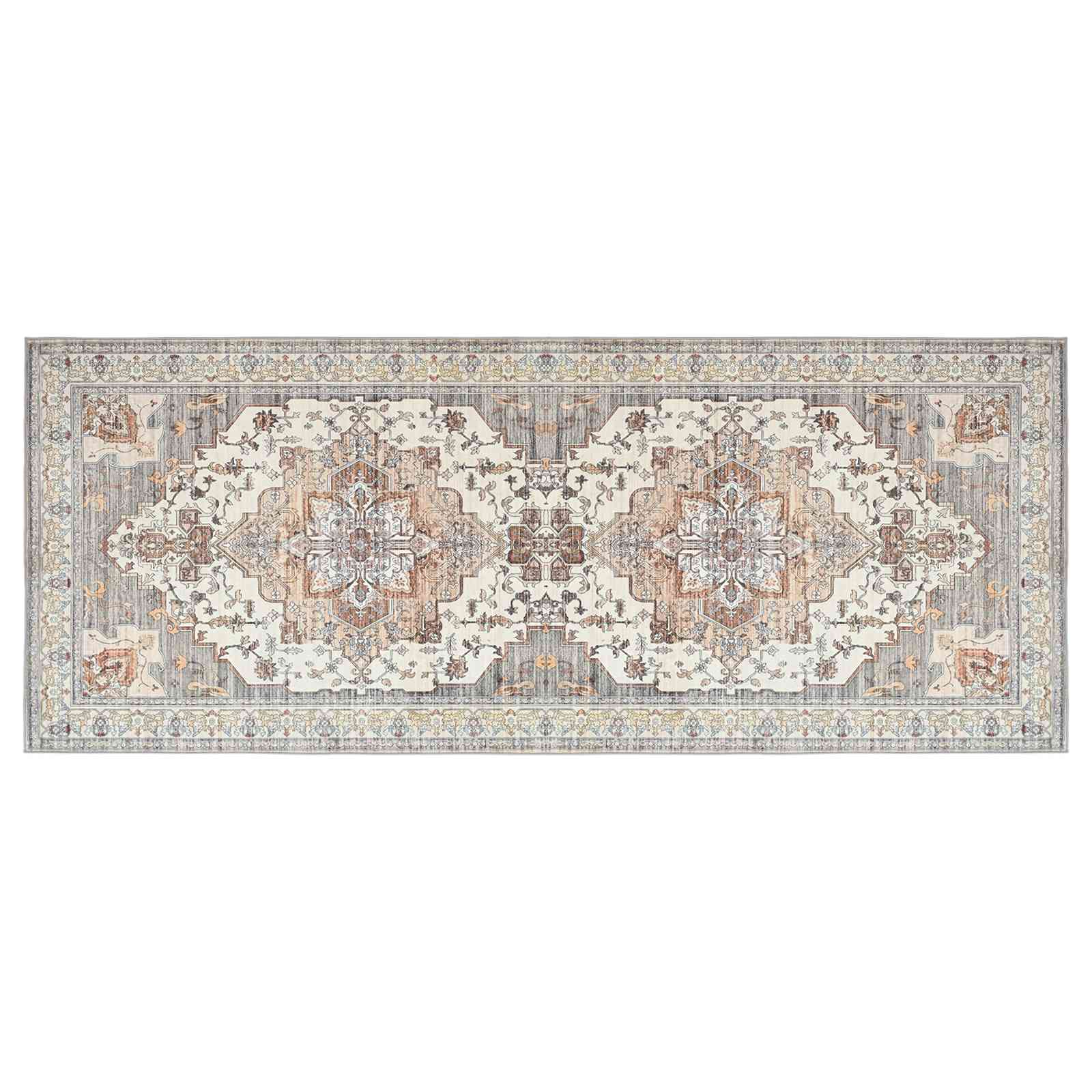 Vloerkleed ORIZ Bruin 80 x 200 cm 100% polyester