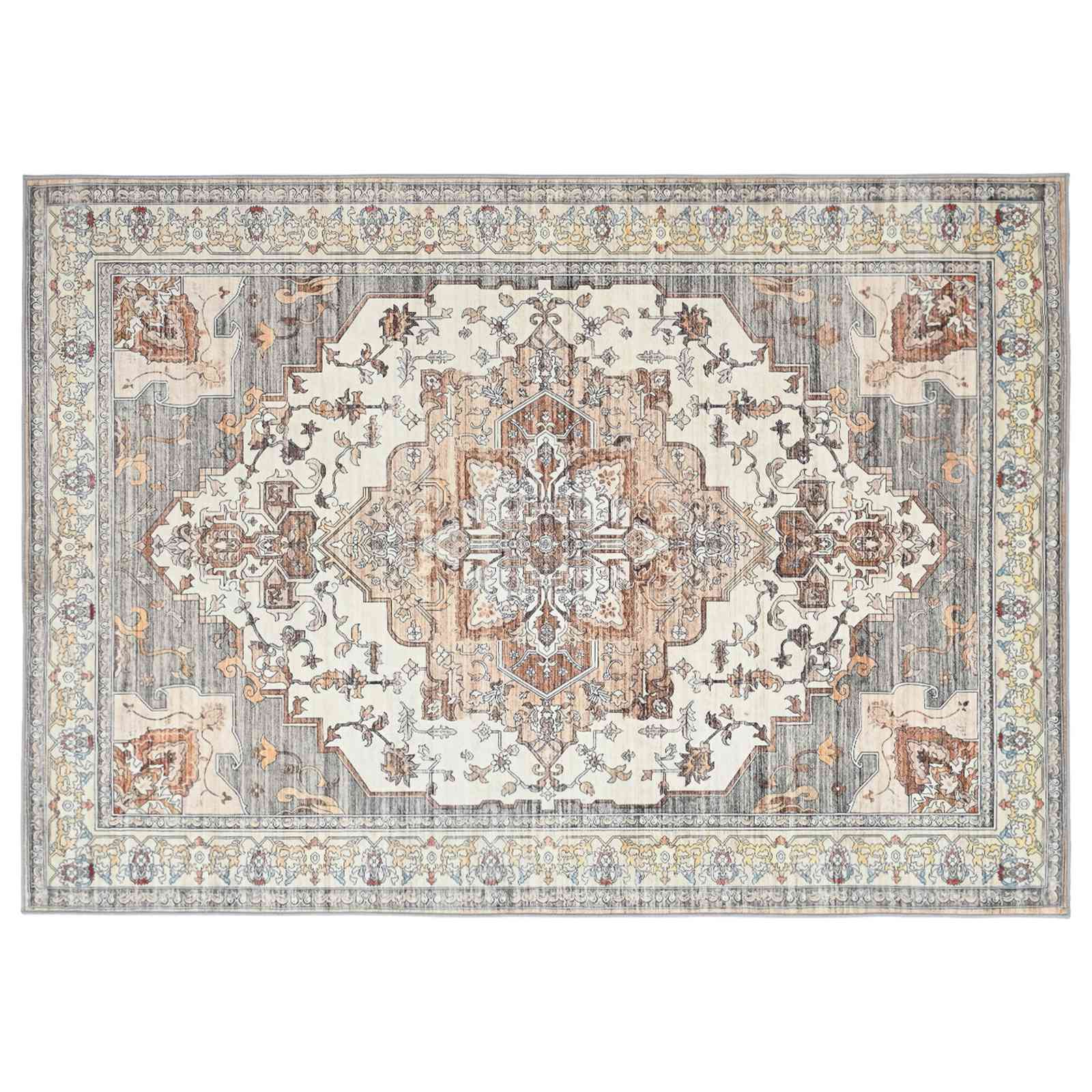Vloerkleed ORIZ Bruin 120 x 170 cm 100% polyester