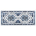 Vloerkleed ORIZ Donkerblauw 80 x 200 cm 100% polyester