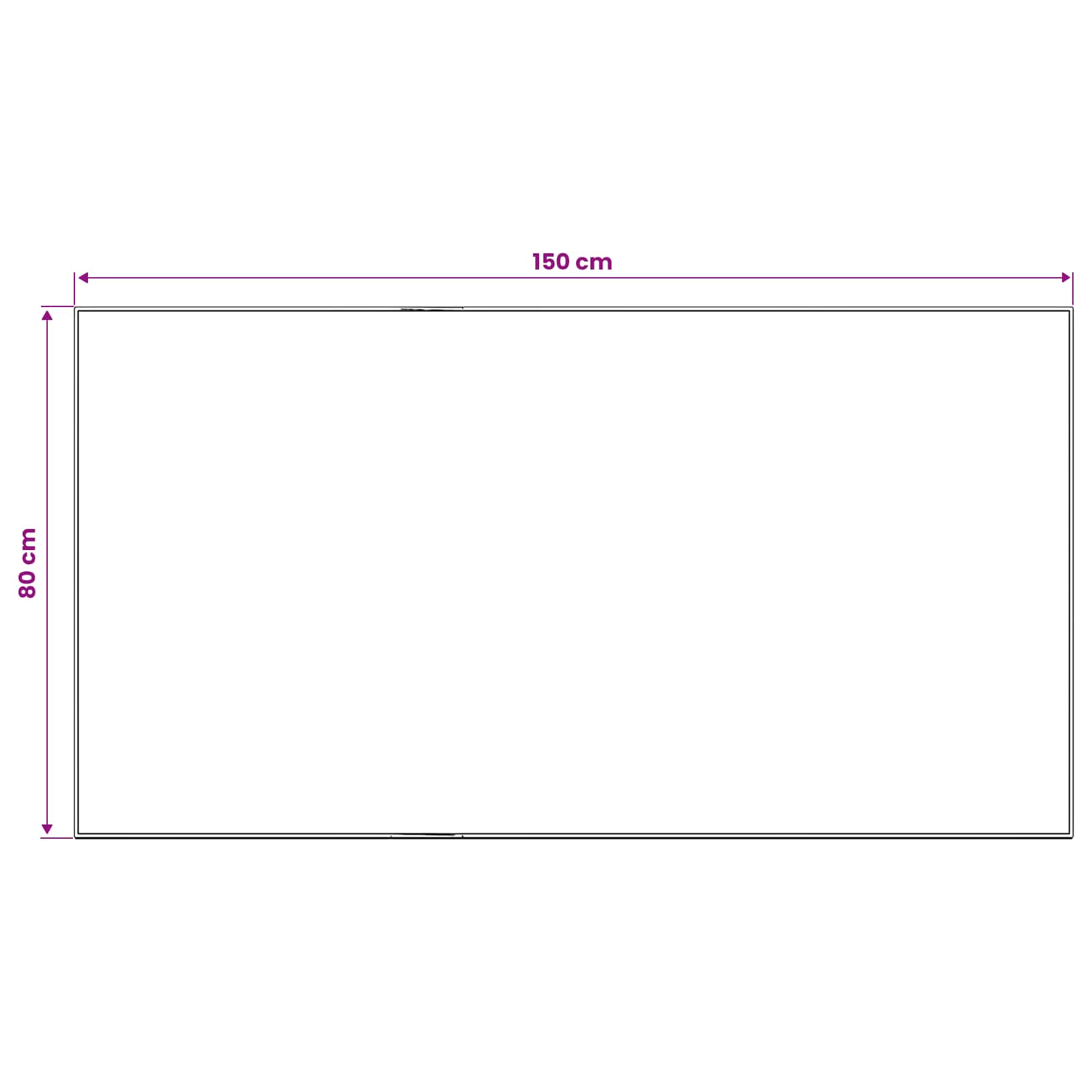 Vloerkleed ORIZ Rood 80 x 150 cm 100% polyester