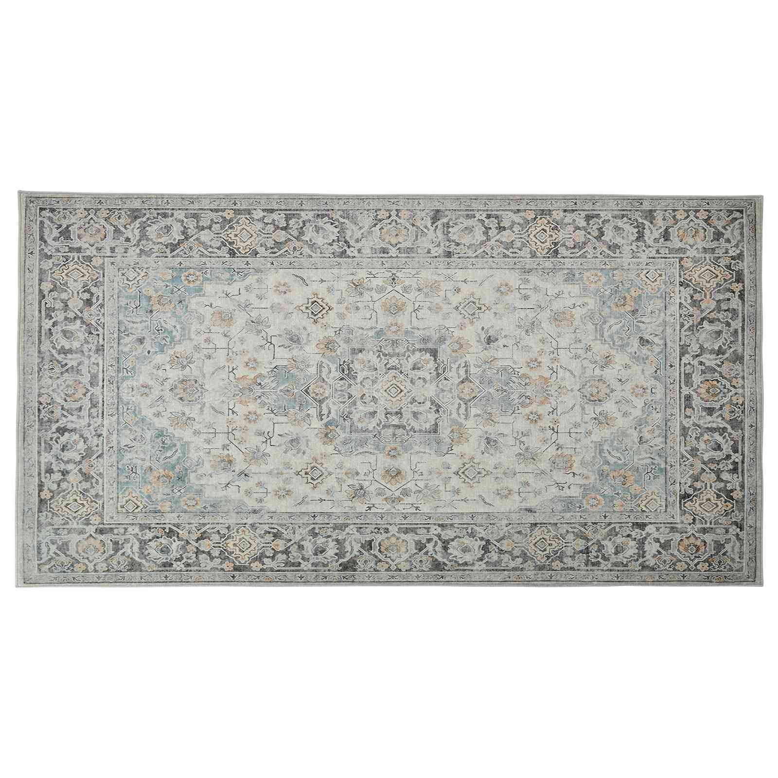 Vloerkleed ORIZ Crèmekleurig 80 x 150 cm 100% polyester