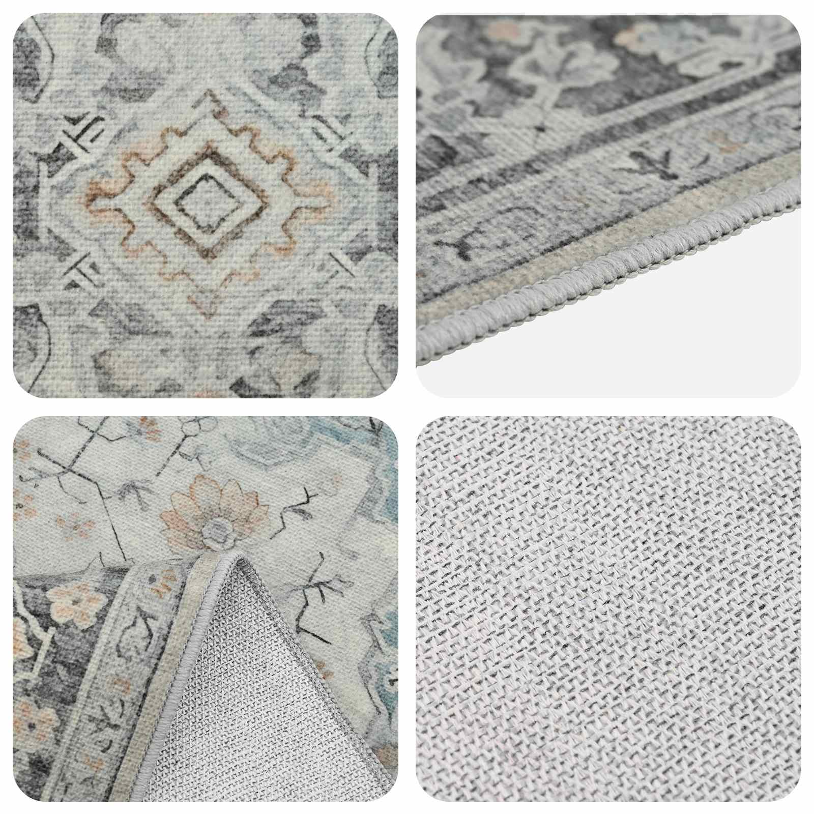 Vloerkleed ORIZ Crèmekleurig 200 x 280 cm 100% polyester