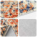 Vloerkleed ORIZ Oranje 240 x 340 cm 100% polyester