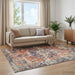 Vloerkleed ORIZ Oranje 160 x 160 cm 100% polyester