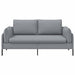 2-Zits Sofa Lichtgrijs 188 x 81 x 89 cm Stof