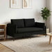 2-Zits Sofa Zwart 188 x 81 x 89 cm Stof