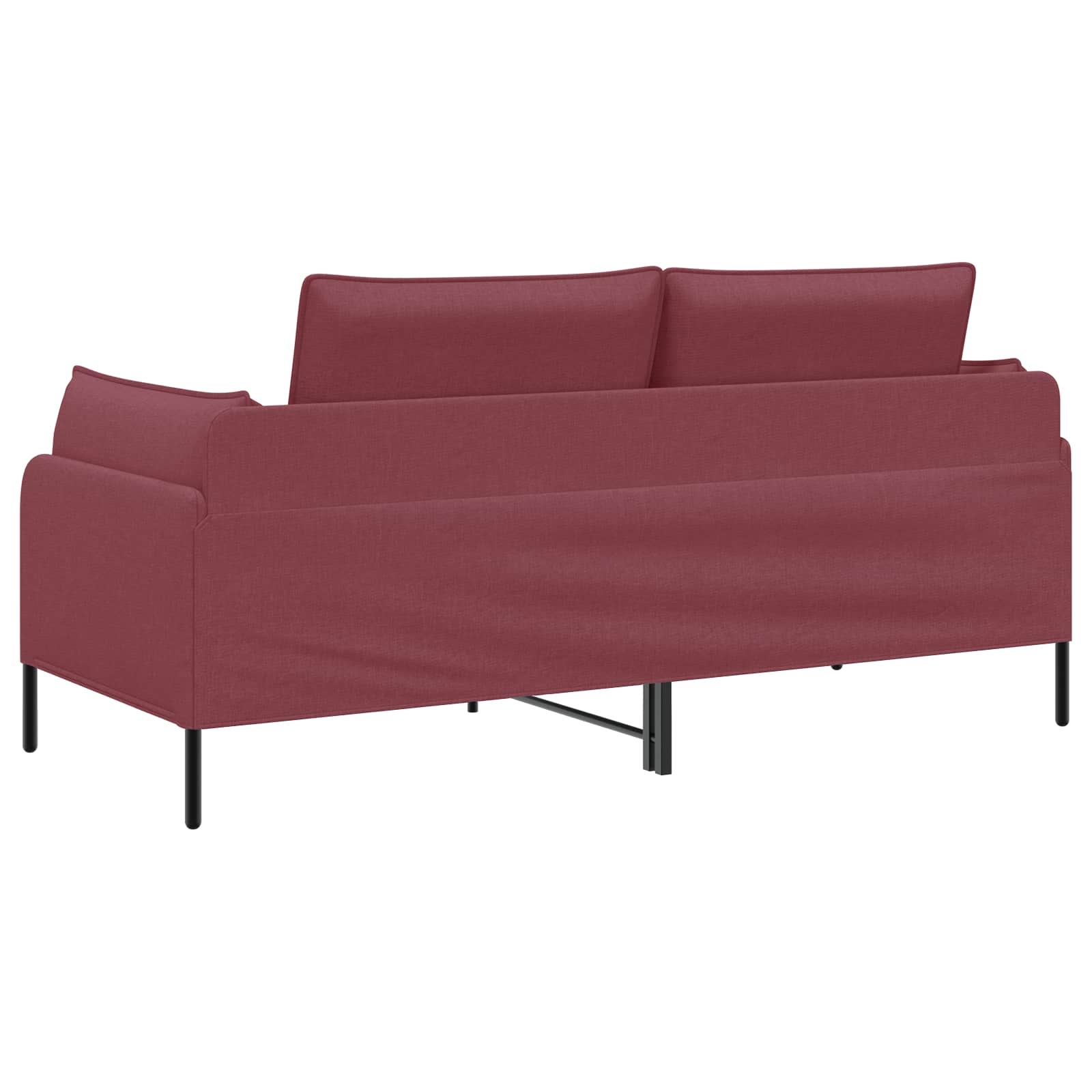 2-Zits Sofa Wijnrood 188 x 81 x 89 cm Stof