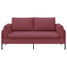 2-Zits Sofa Wijnrood 188 x 81 x 89 cm Stof