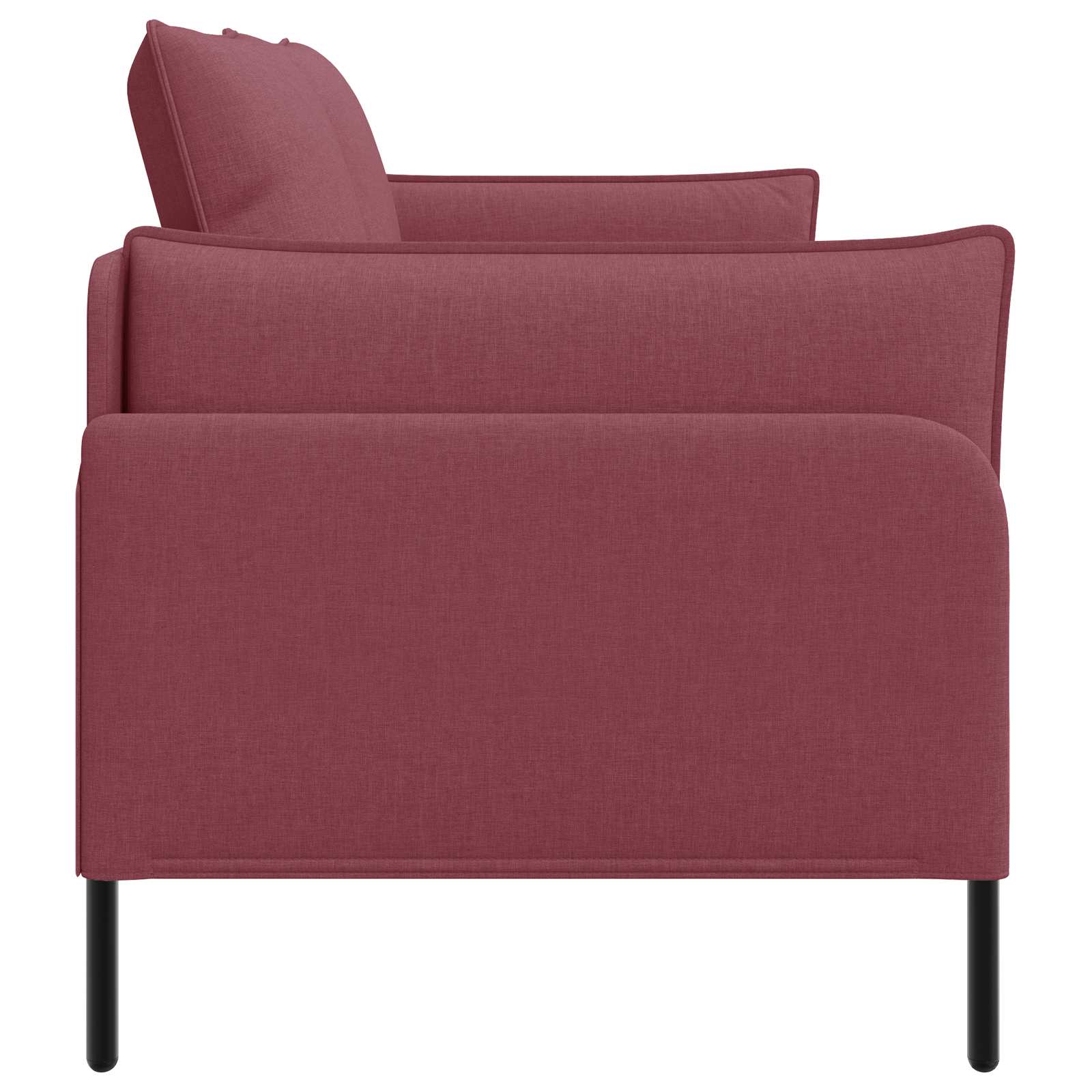 2-Zits Sofa Wijnrood 188 x 81 x 89 cm Stof
