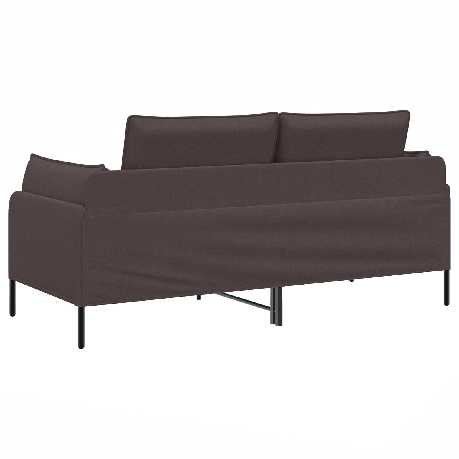 2-Zits Sofa Donkerbruin 188 x 81 x 89 cm Stof