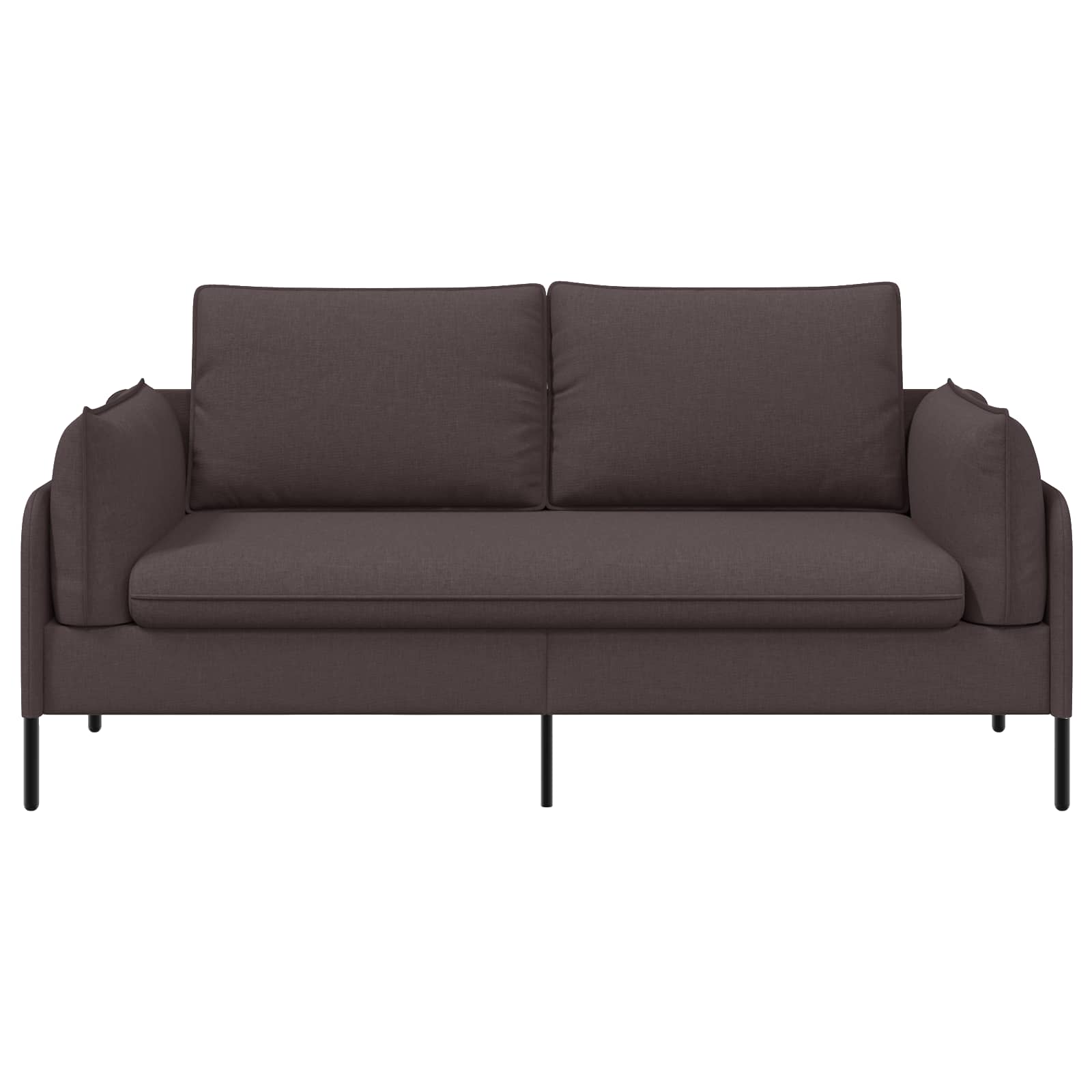 2-Zits Sofa Donkerbruin 188 x 81 x 89 cm Stof